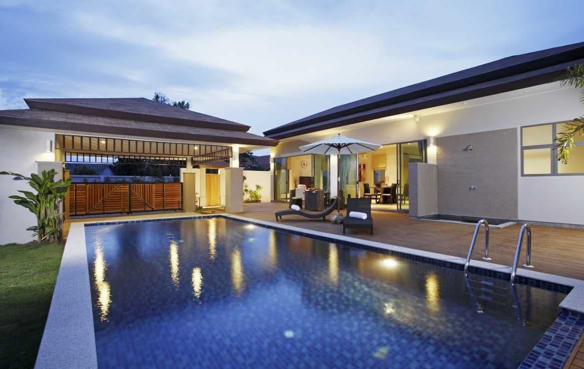 Fashionable 3-bedroom villa, with pool view in Tanode Estate project, on Bangtao/Laguna beach ( + Video review)